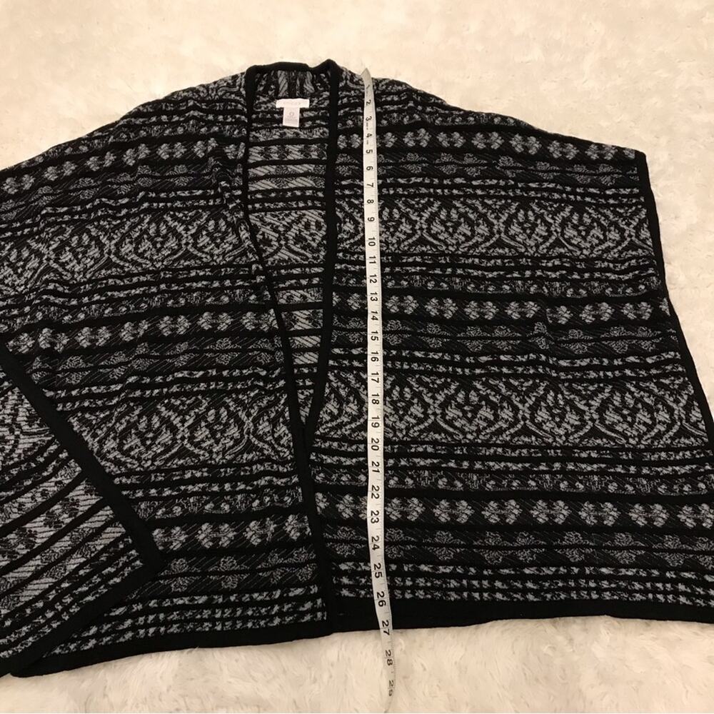Chicos open front cardigan batwing sleeve size 0 small - Picture 3 of 6